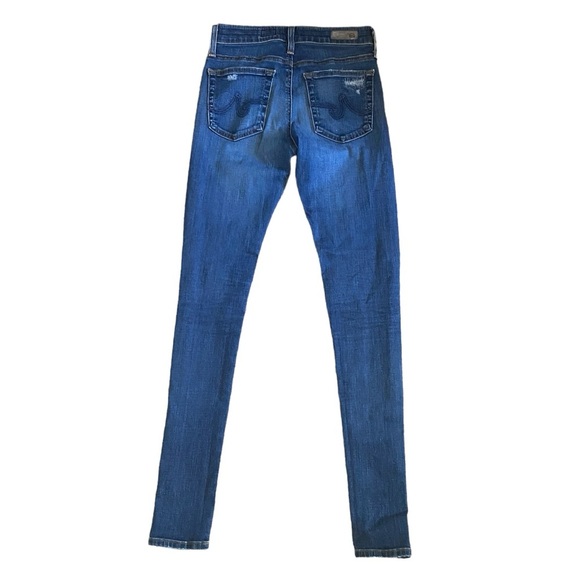 SOLD Adriano Goldschmied Women's Distressed Jeans 26R Skinny - Picture 9 of 13